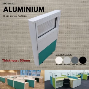 Aluminium Block System Partition