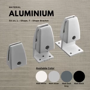 Aluminum Sit on, L-Shape, T-Shape Bracket